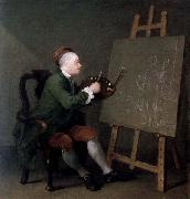 William Hogarth Hogarth Painting the Comic Muse USA oil painting artist